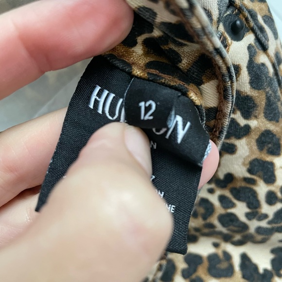 EUC Hudson Leopard print Jeans, 12, worn and washed only one time! - Picture 3 of 5